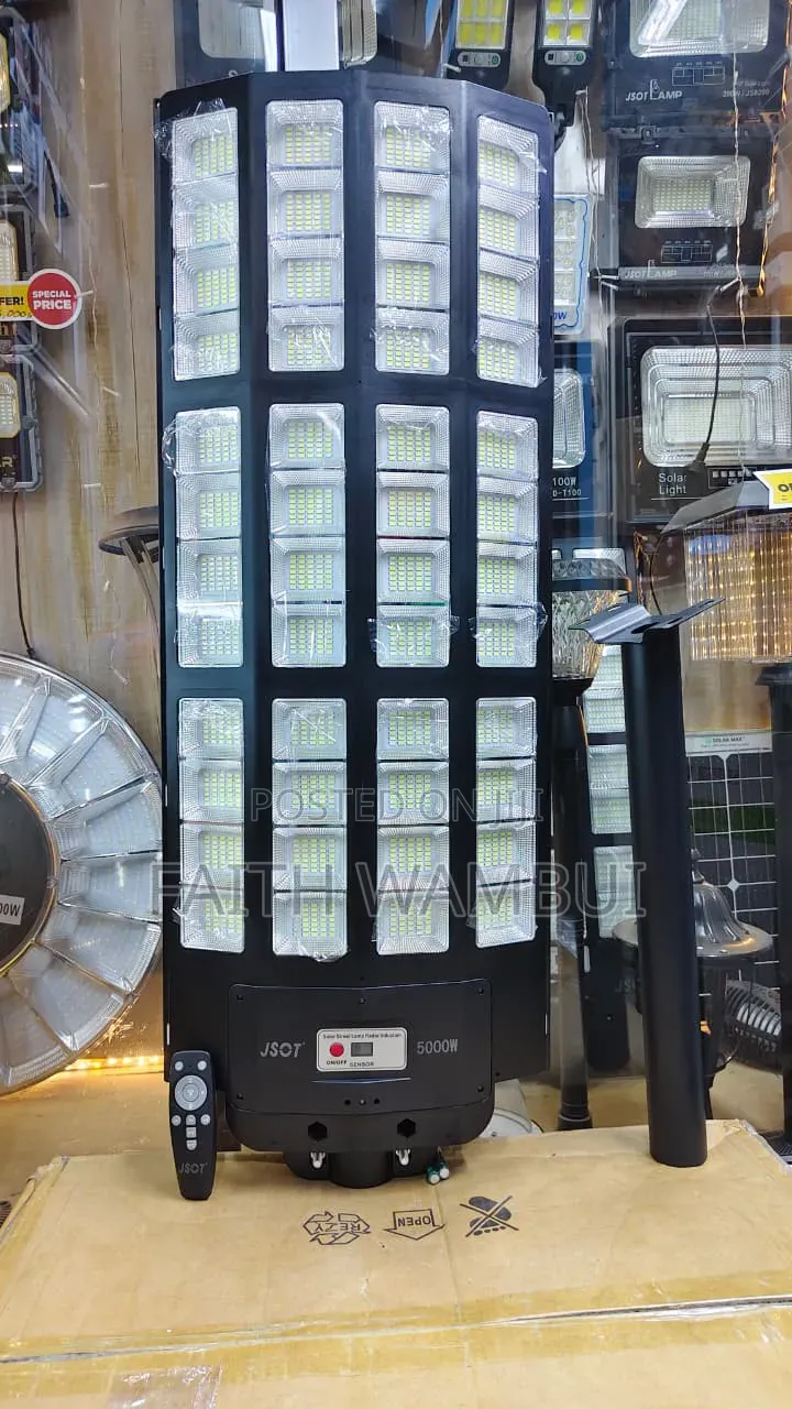 *5000watts Super Wide Angle Street Light + Pole*=