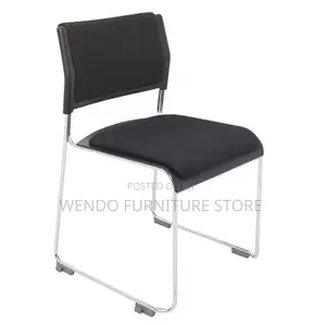 Office Chairs; Leather Catalina Sled Based Visitors Chairs