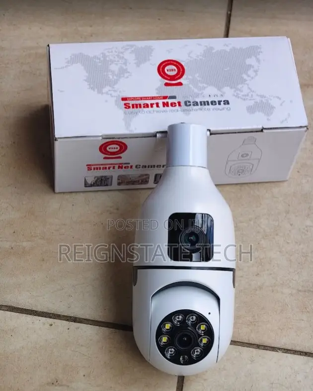 E27 V380 Pro>.Dual Lens CCTV Bulb Camera Wifi Smart Camera