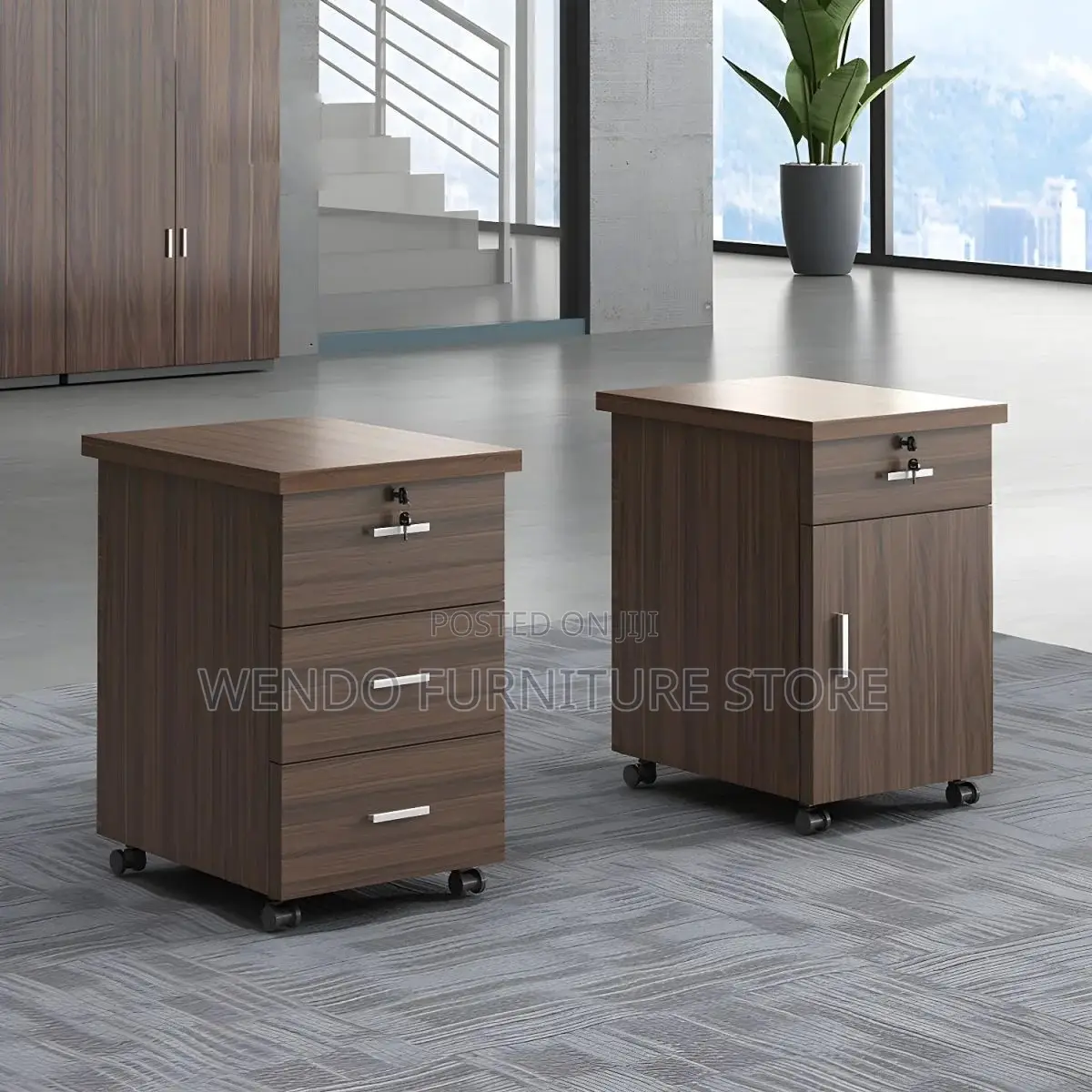 Office Cabinet; Wooden Pedestal Storage Cabinet
