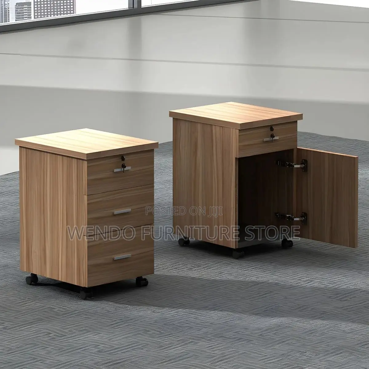 Office Cabinet; Wooden Pedestal Storage Cabinet