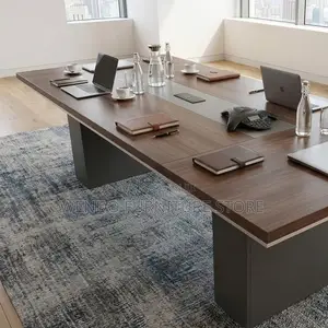 Boardroom Table; 3 Meters Cabinets Executive Boardroom Table