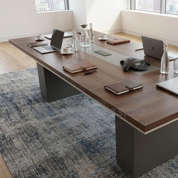 Boardroom Table; 3 Meters Cabinets Executive Boardroom Table - thumbnail 2
