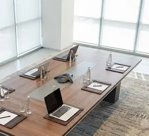 Boardroom Table; 3 Meters Cabinets Executive Boardroom Table
