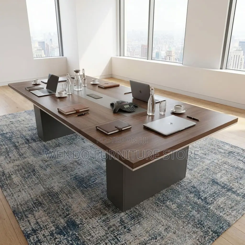 Boardroom Table; 3 Meters Cabinets Executive Boardroom Table