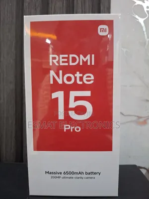 New Xiaomi Redmi Note 15 Pro 256 GB Black