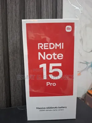 New Xiaomi Redmi Note 15 Pro 256 GB Black