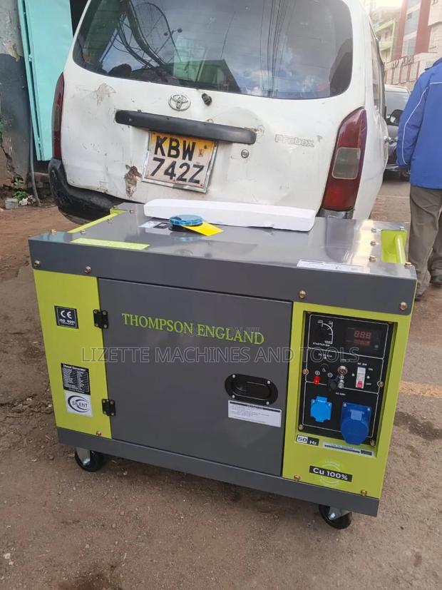 15kva Thompson England Silent Diesel Generator Single Phase - thumbnail 2