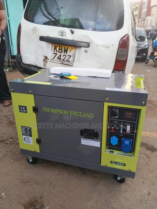 15kva Thompson England Silent Diesel Generator Single Phase - thumbnail 3