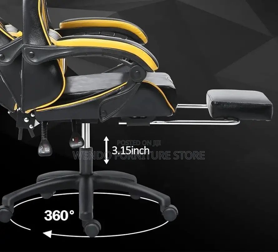 Office Chairs; Fabric Made Gaming Chair With High Backrest