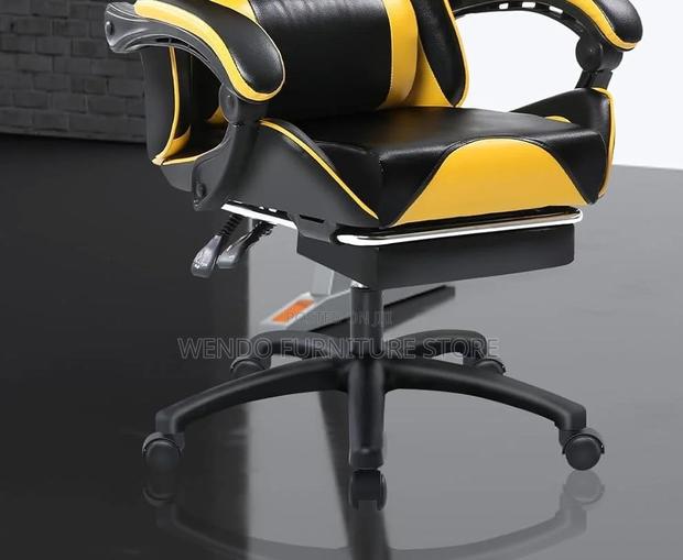 Office Chairs; Fabric Made Gaming Chair With High Backrest - thumbnail 8