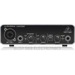 Behringer Umc22 Audiophile 2x2