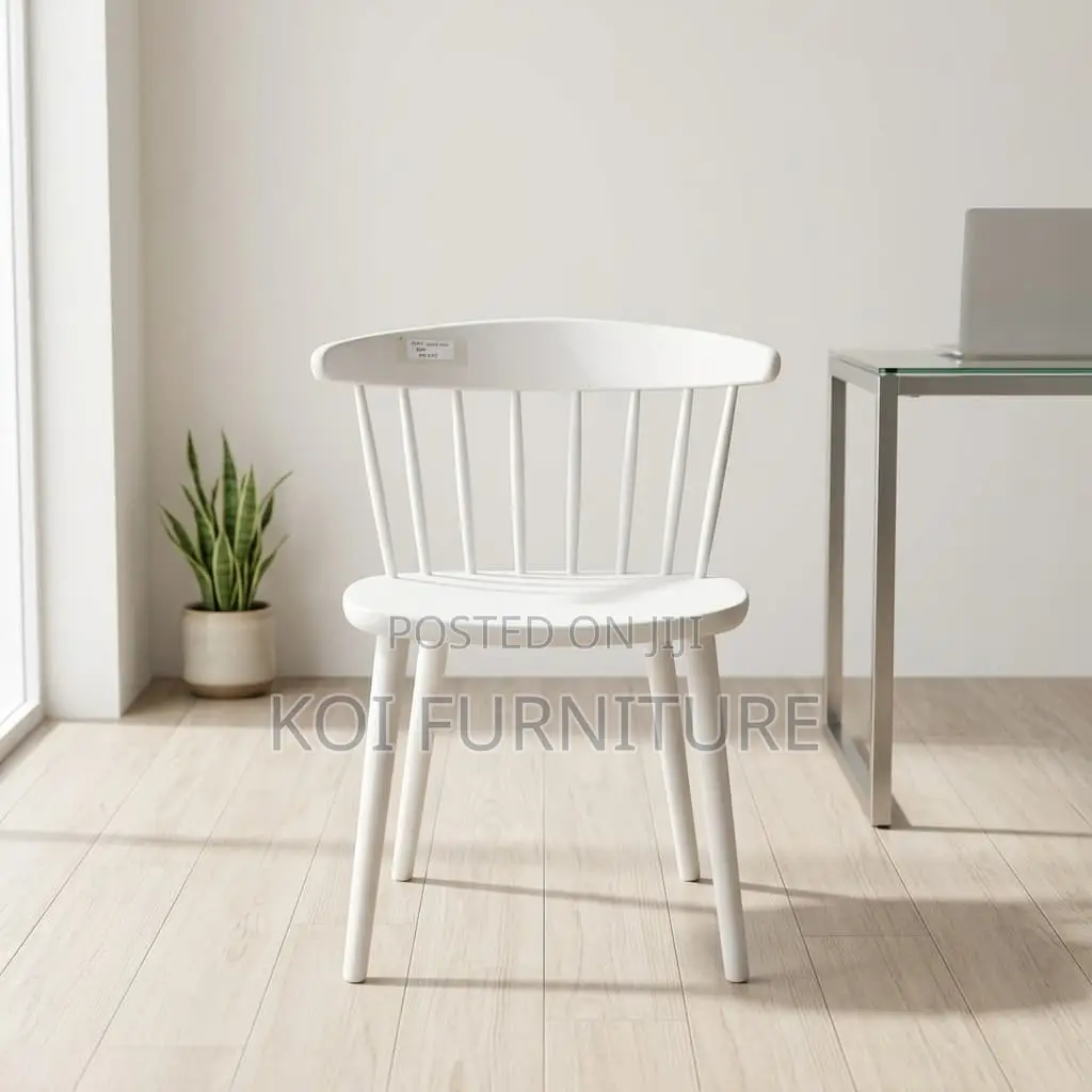 Dining Chair : Fq12 White Plastic Dining Chair
