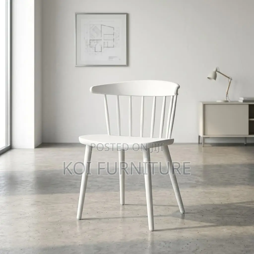 Dining Chair : Fq12 White Plastic Dining Chair