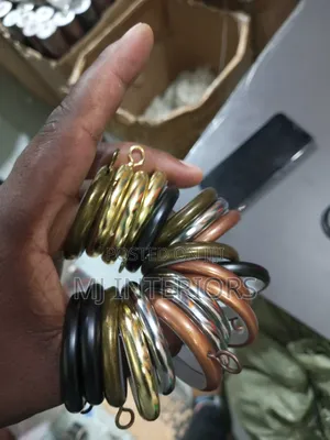 Sleek Finish Curtain Rings