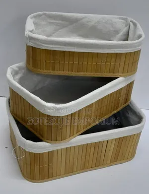 Rattan Storage Basket-3pcs