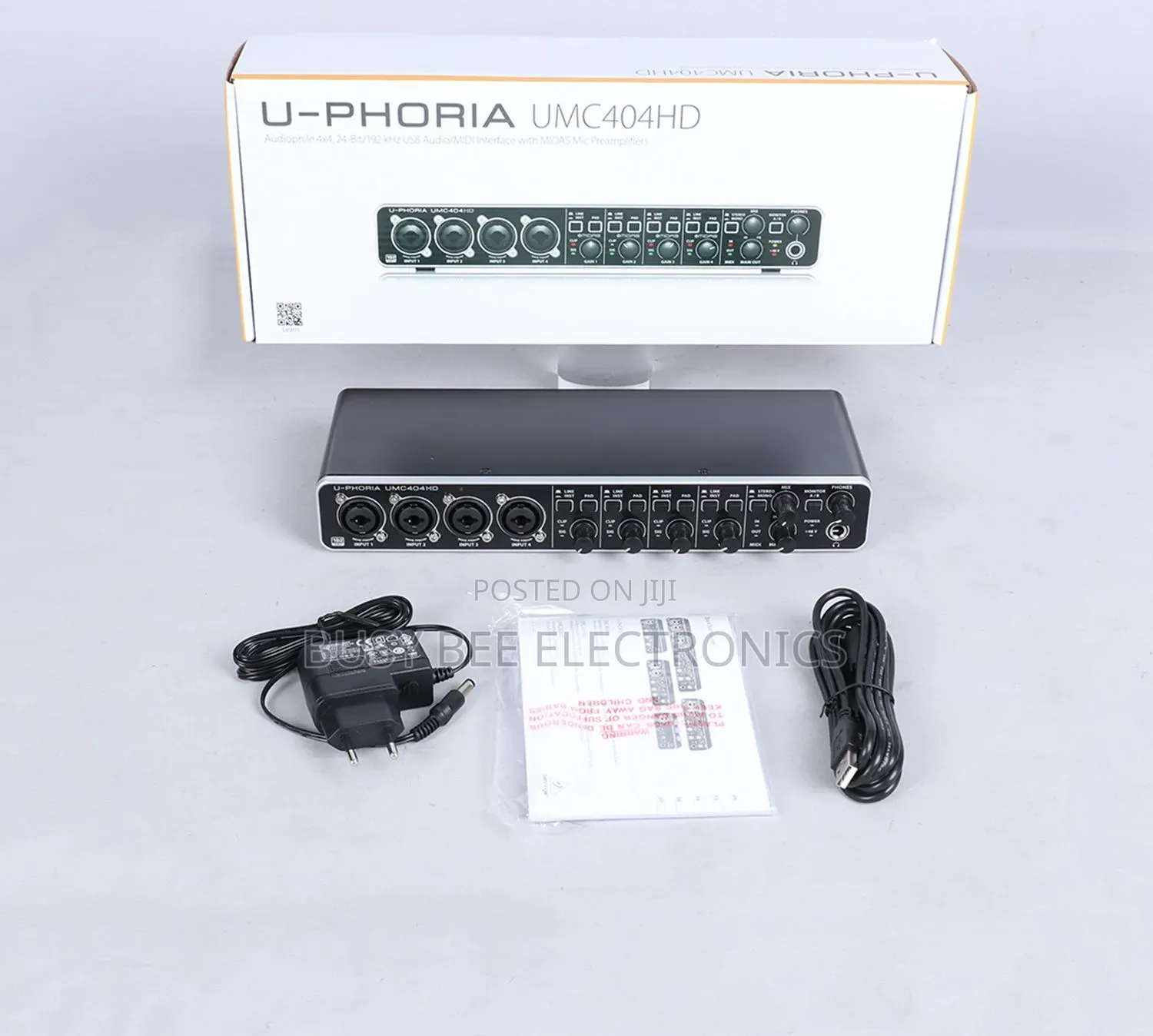 Umc404hd Audiophile 4x4,Usb Audio/Midi Interface