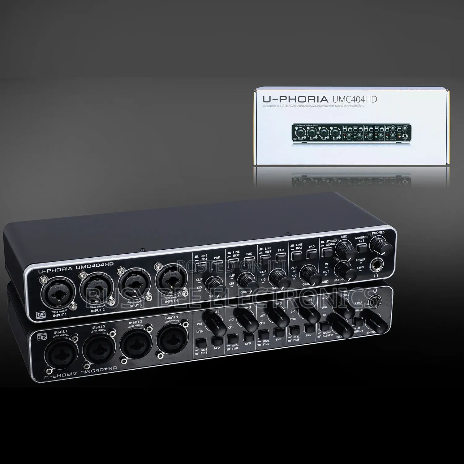 Umc404hd Audiophile 4x4,Usb Audio/Midi Interface