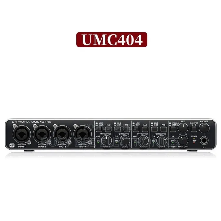 Umc404hd Audiophile 4x4,Usb Audio/Midi Interface