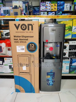 *Von Dispenser Hot and Normal 211cls (Dark Grey) Model: Vdn211cls