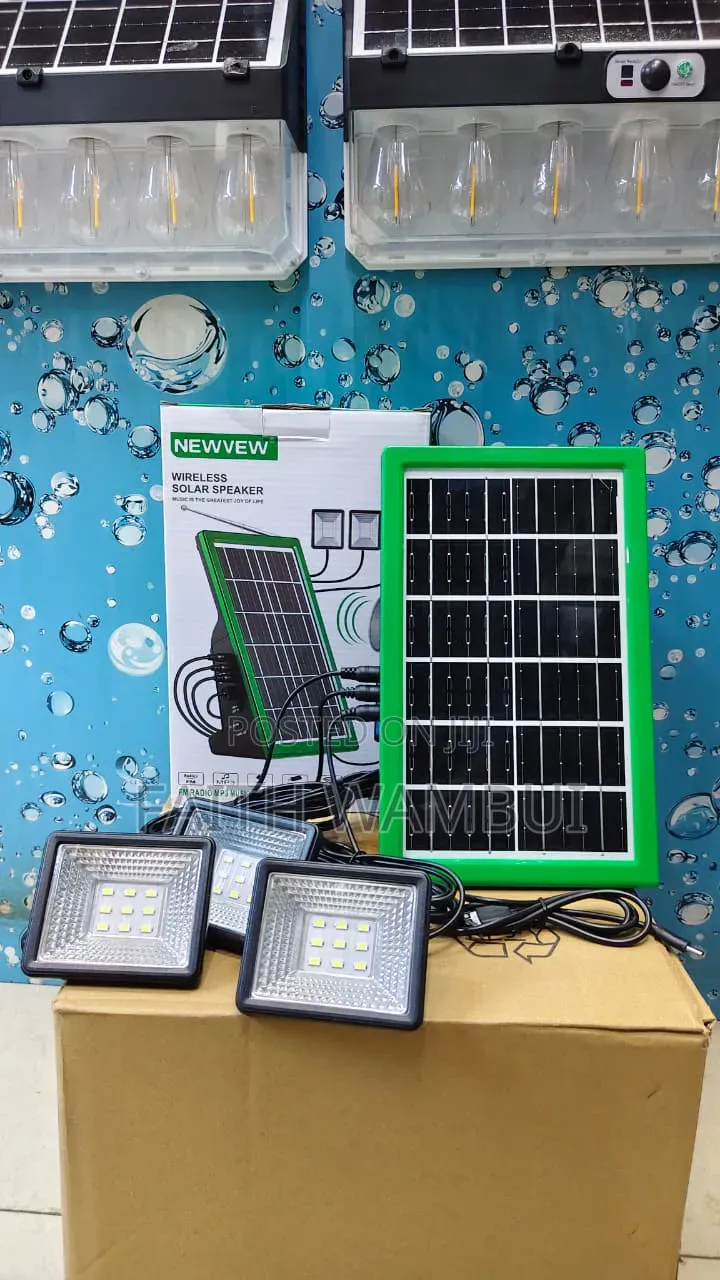 Fm and Bluetooth Solar Lighting System