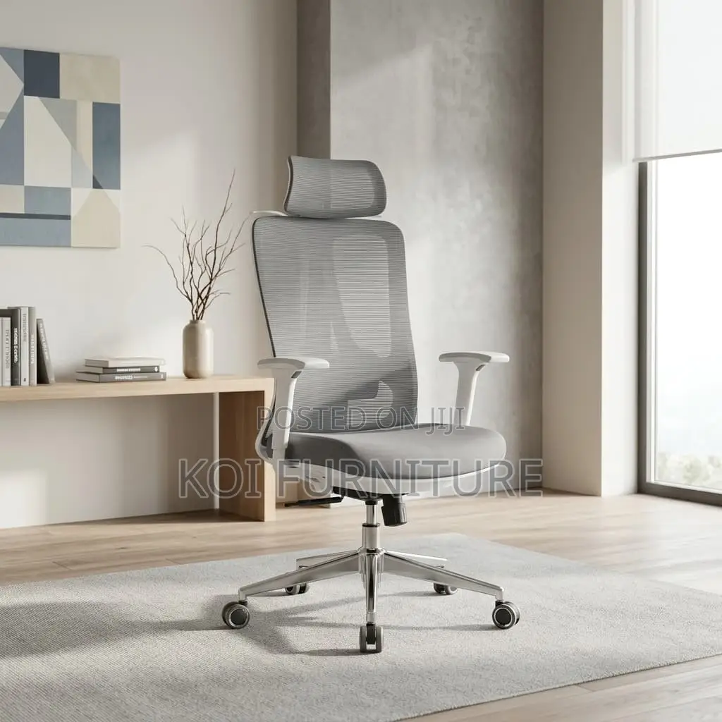 Office Chair : Breathable High-Back Mesh Office Chair