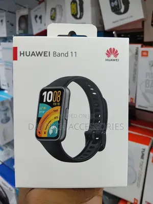This Is a Huawei Band 11 Fitness Tracker Watch in Black.