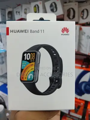 This Is a Huawei Band 11 Fitness Tracker Watch in Black.