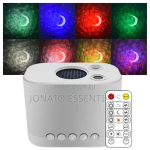 Star Master Led Galaxy Projector Night Light With Moon Nebula Clouds
