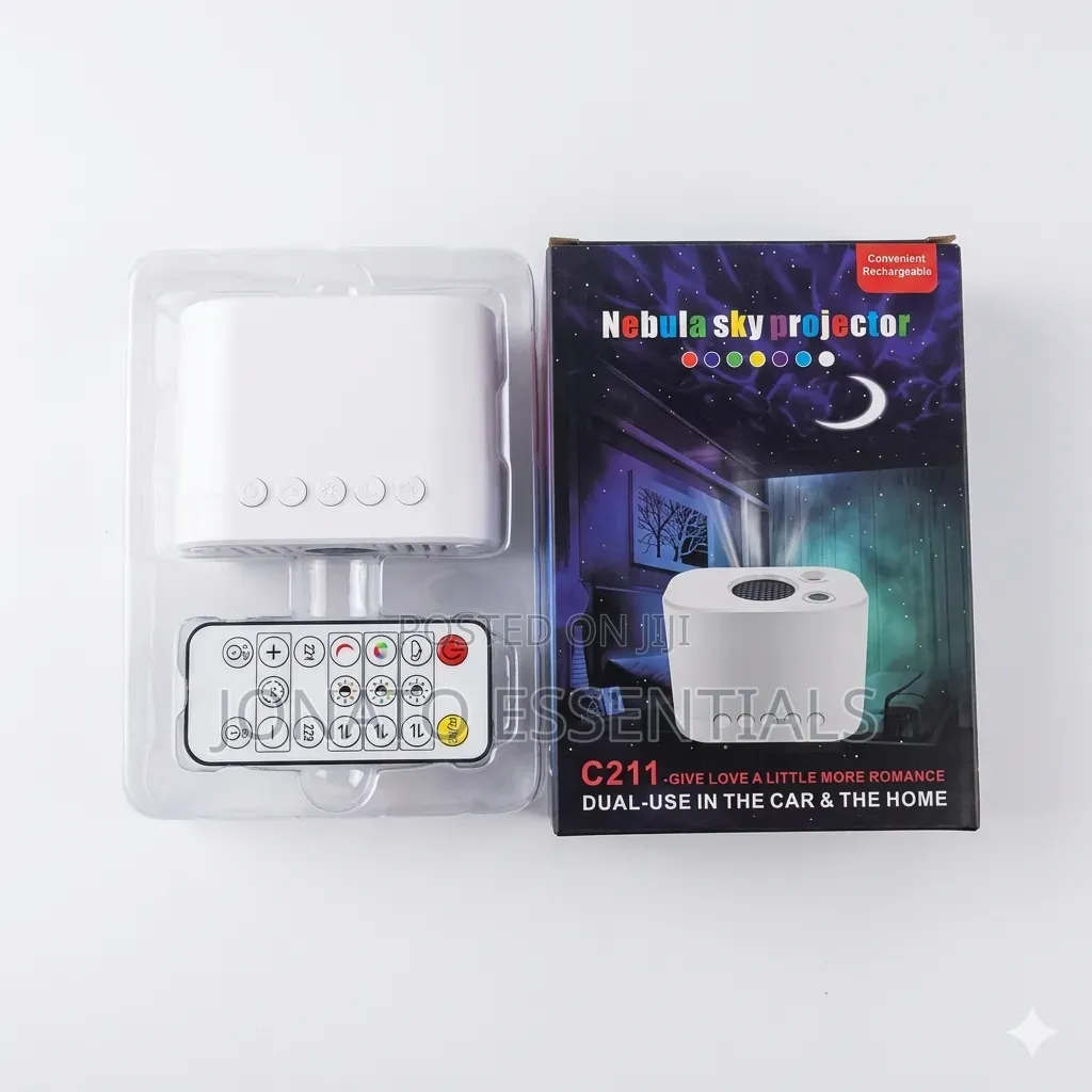 Star Master Led Galaxy Projector Night Light With Moon Nebula Clouds
