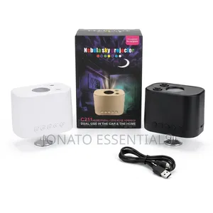 Star Master Led Galaxy Projector Night Light With Moon Nebula Clouds