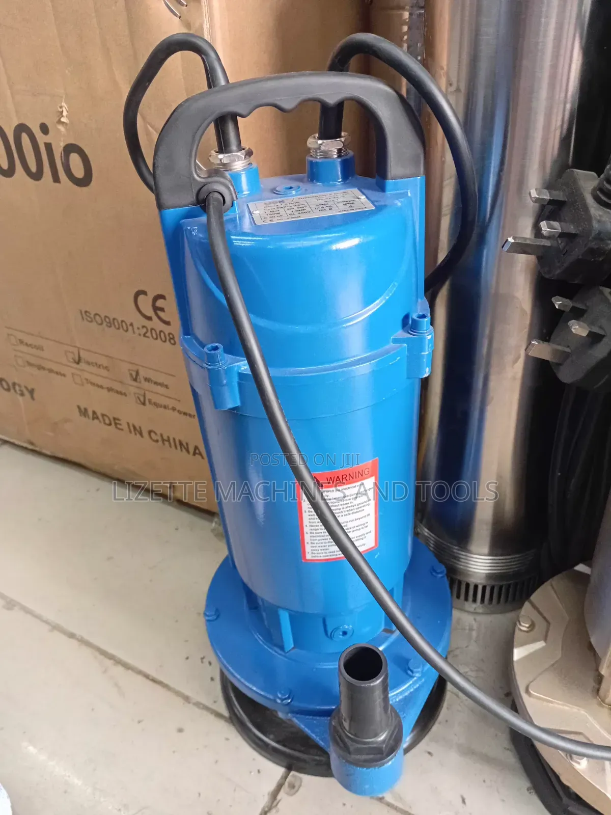 Usk 1hp Shallow Well Submersible Pump 32m Head