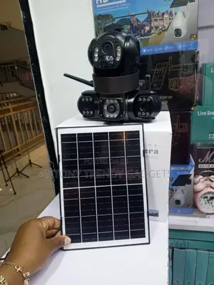 V380 Smart Net Camera Solar Powered Security Surveillance