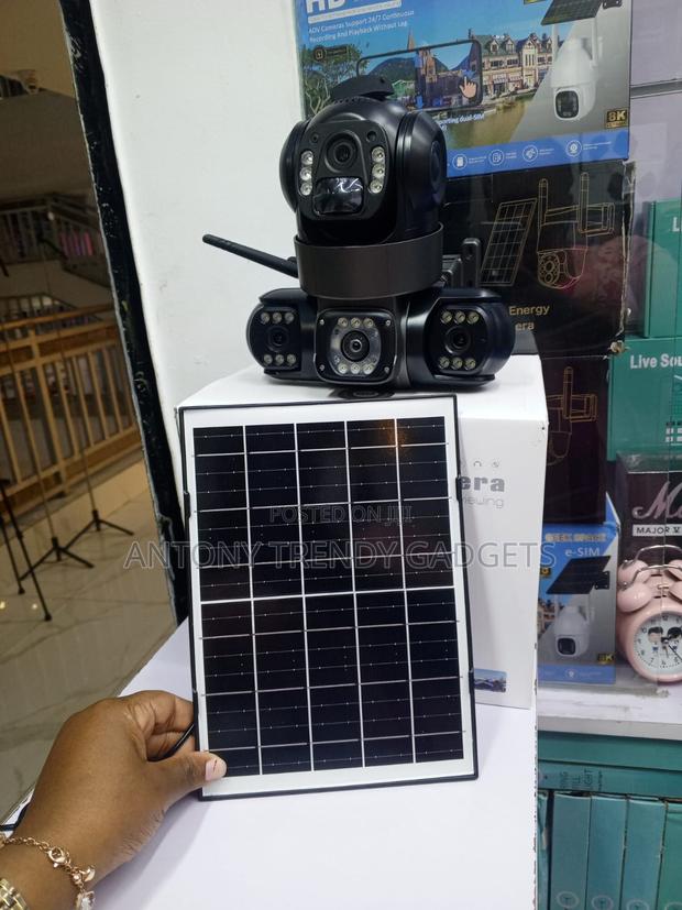 V380 Smart Net Camera Solar Powered Security Surveillance - thumbnail 2
