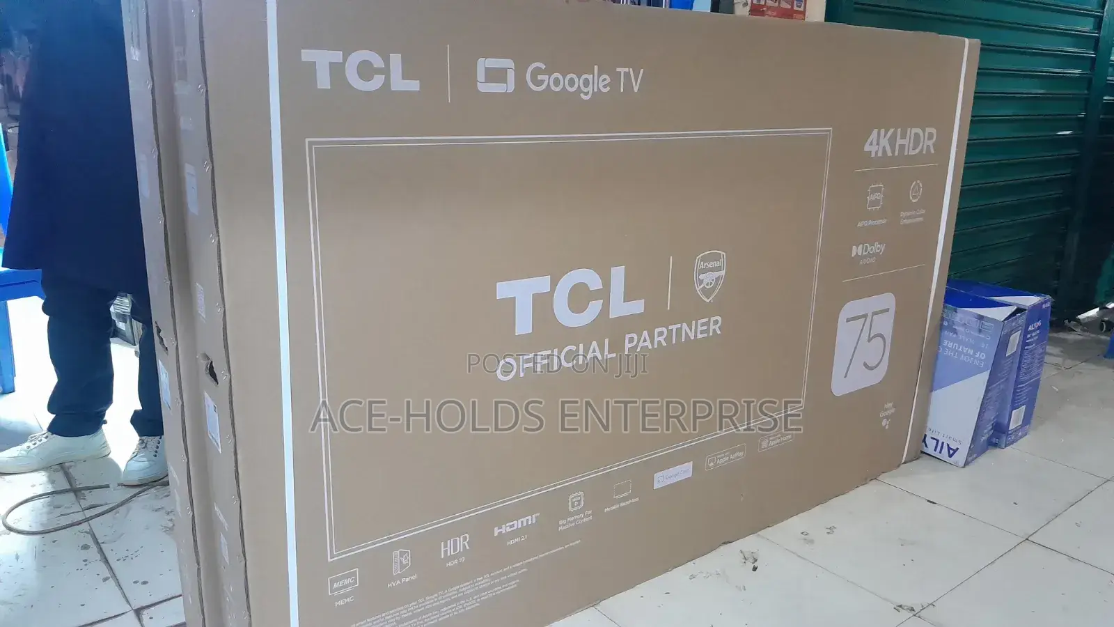 TCL 75"inches Smart Google Tv - HDR Resolution, Dolby Atmos