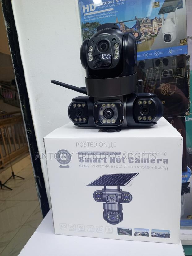 V380 Solar Security Camera Two-Way Audio Motion Detection - thumbnail 2
