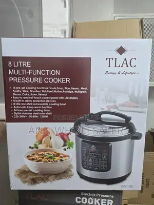8 Litres Tlac 15 in 1 Electric Pressure Cooker