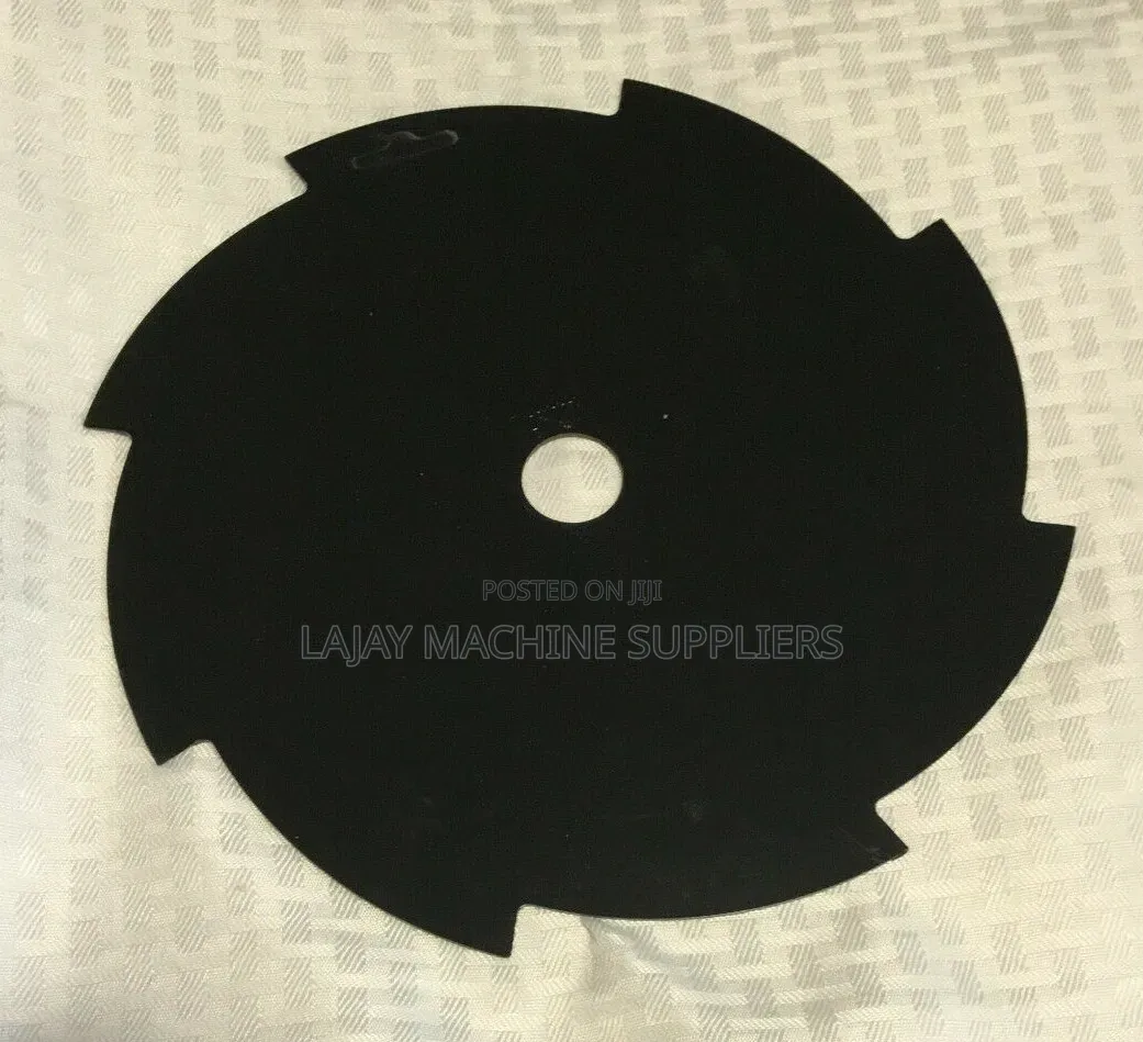 Black 8-Tooth Alloy Steel Brush Cutter Blade