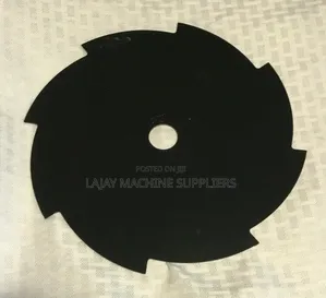 Black 8-Tooth Alloy Steel Brush Cutter Blade