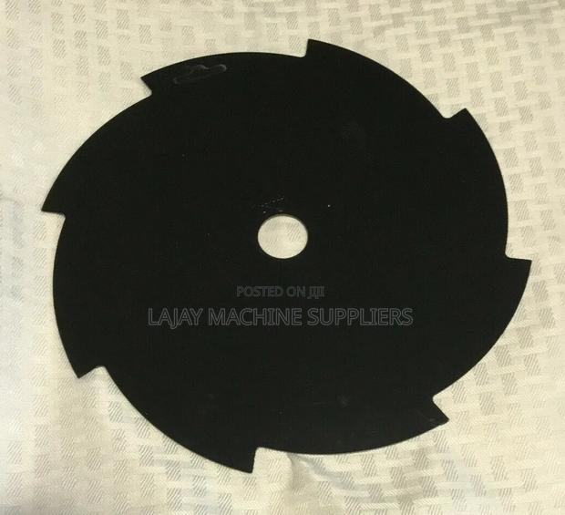 Black 8-Tooth Alloy Steel Brush Cutter Blade