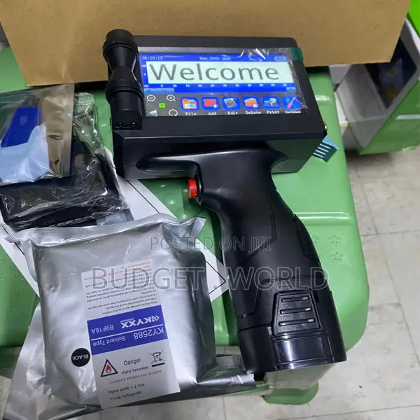 Portable 12.7mm Inkjet Printer With Hd 4.3-Inch Touch Screen Interface