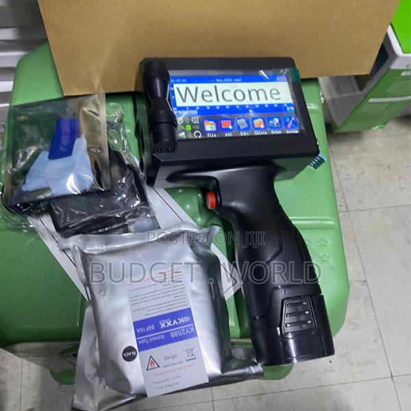 Industrial Handheld Inkjet Printer With Ink Cartridge and Touch Displa