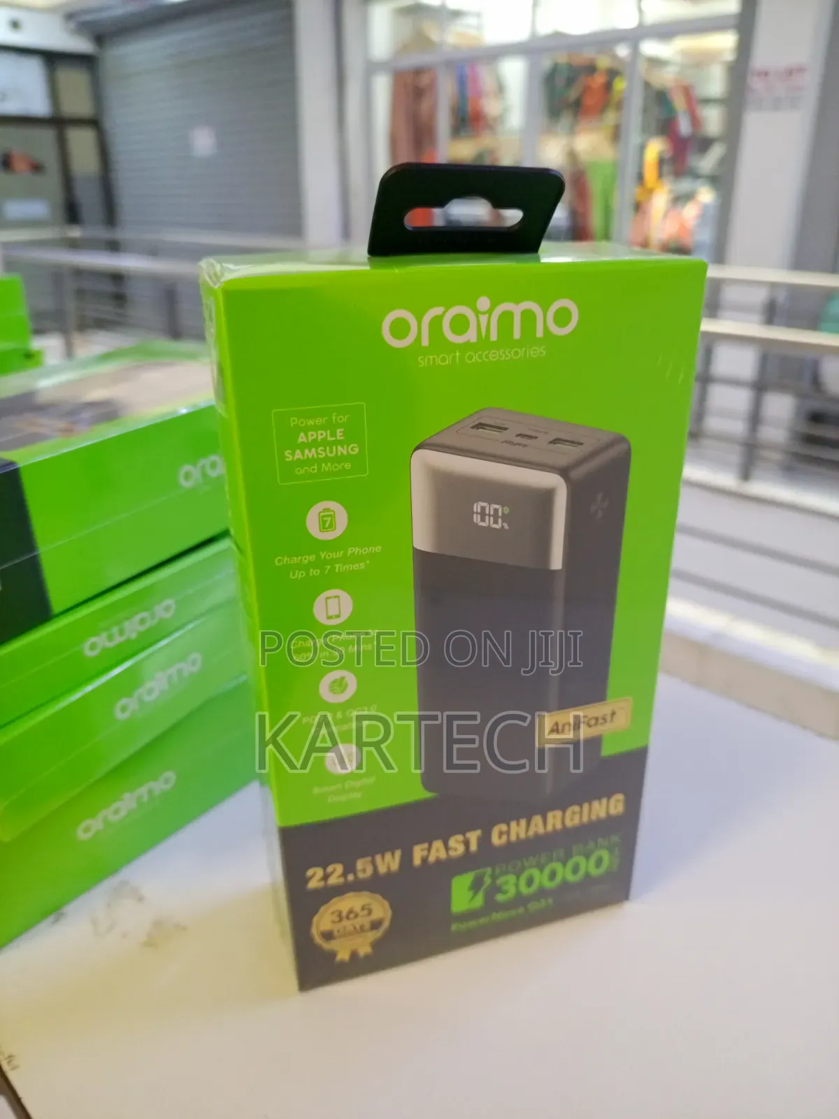 Oraimo Powernova Q31 22.55w 30000mah Portable Backup Power Bank