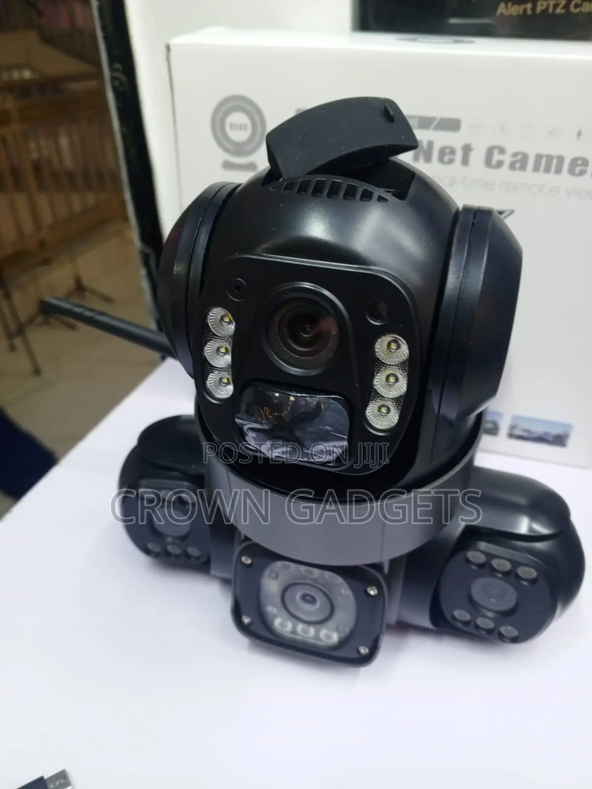 V380 Smart Security Camera Solar Powered Night Vision CCTV