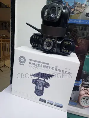 Outdoor Solar 4g CCTV Camera Triple Lens Motion Detection