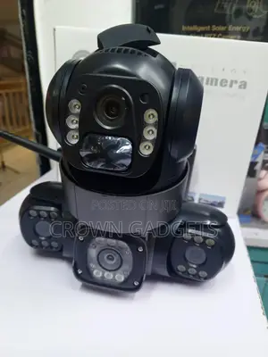 Outdoor Solar 4g CCTV Camera Triple Lens Motion Detection