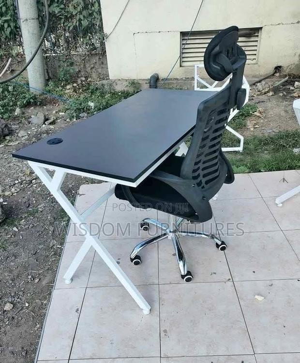 Working Tables and Headrest Chair
