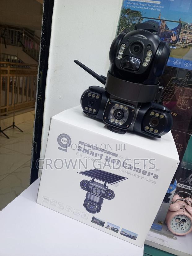 V380 PTZ Solar Camera Two-Way Audio Waterproof Security Cam - thumbnail 2