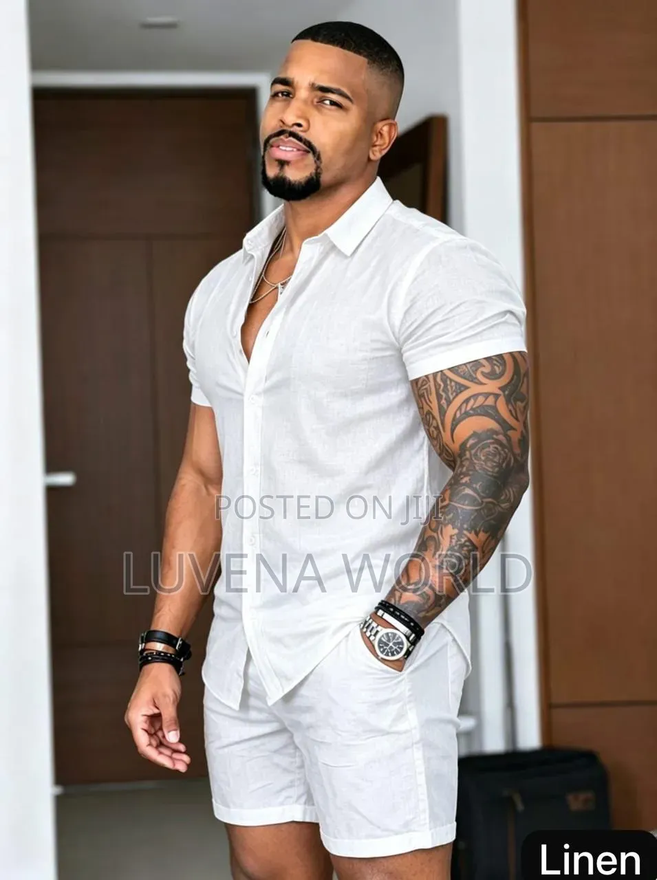 Linen Shorts Suits