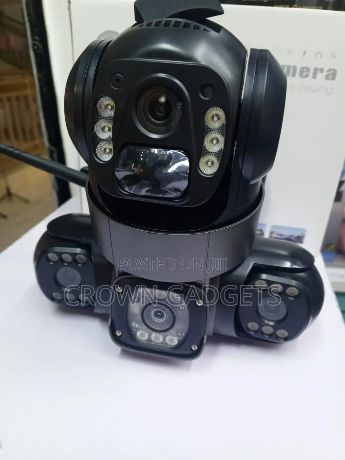 V380 Triple Lens 4g Solar Camera PTZ Outdoor CCTV System